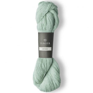 Madeja de lana fina Spinni de Isager, hilado de una sola hebra 100% lana natural para tejer encaje.