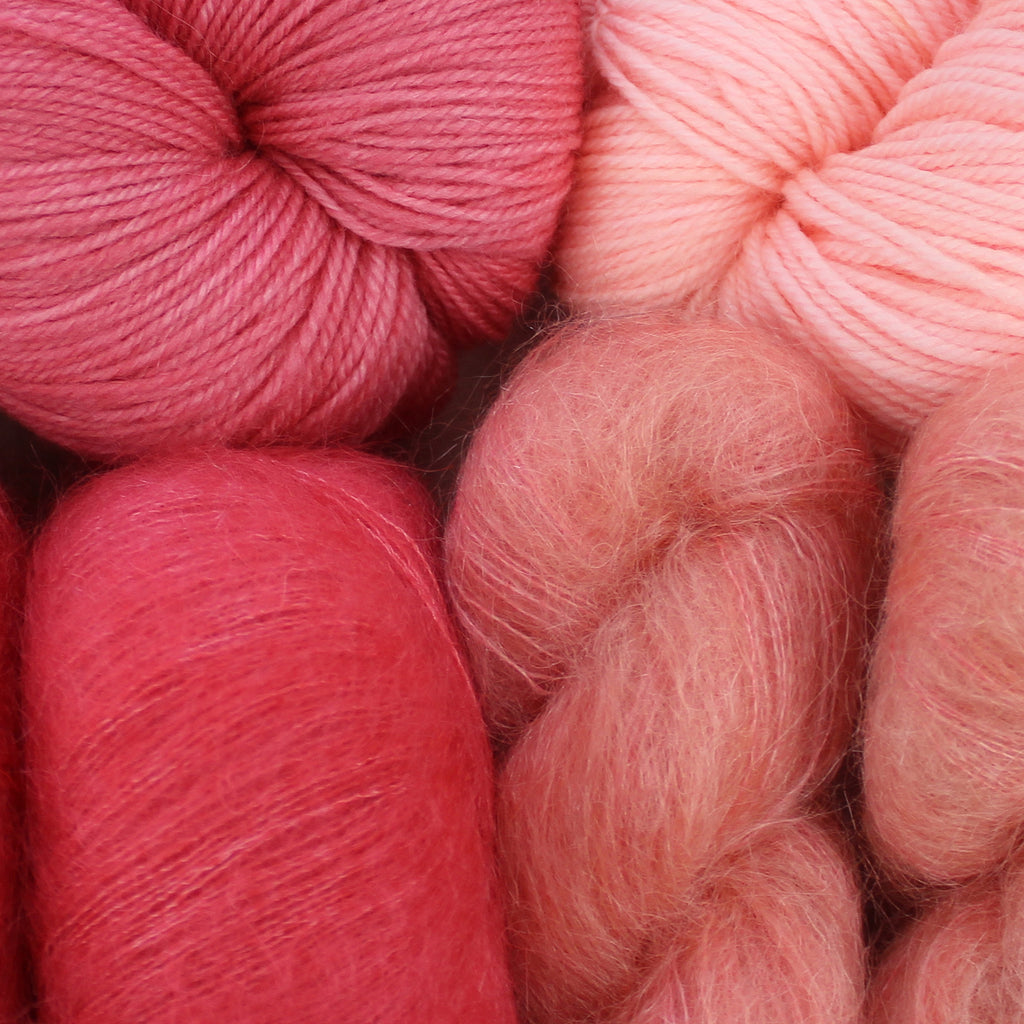 Kit de Tejido Cárdigan "Intarsia Breeze" de Pope Vergara <br> Elegir Color