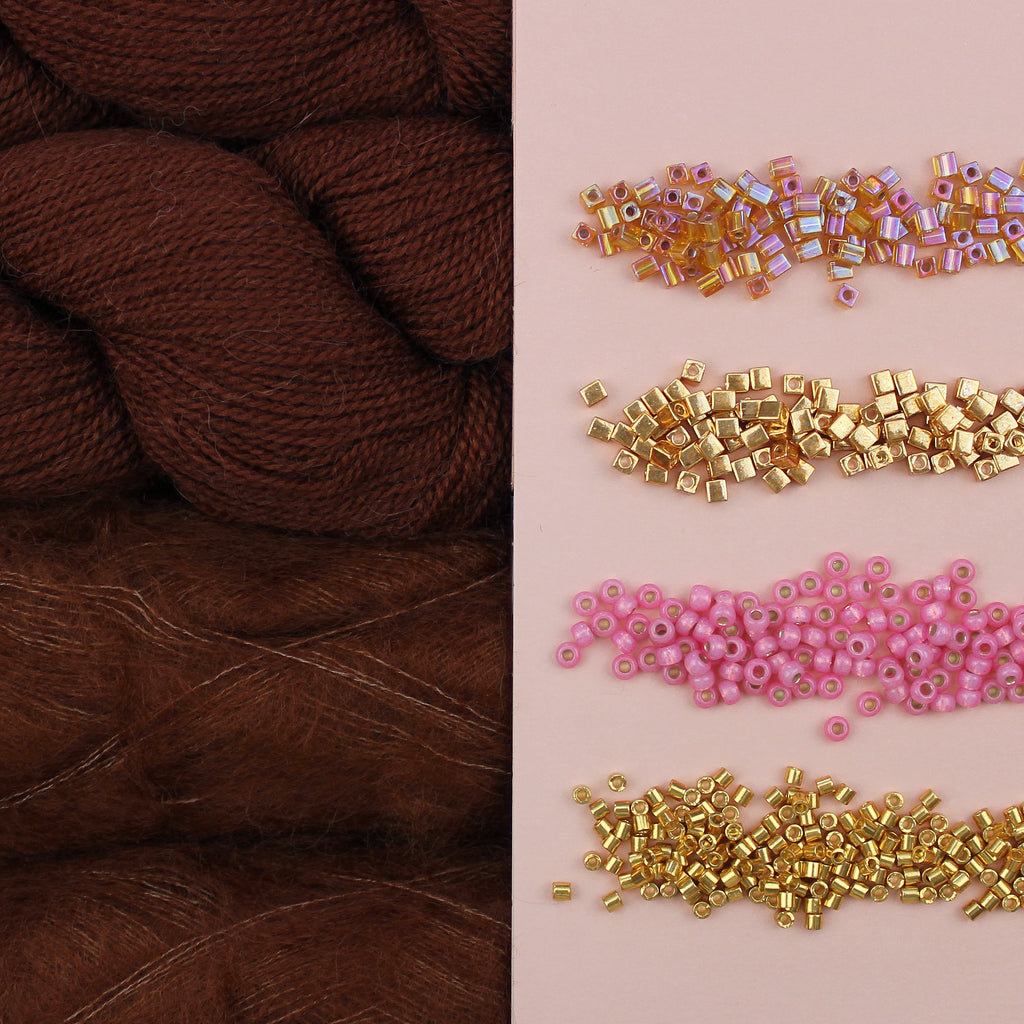 Kit de Tejido Suéter "Scrabs" de Pope Vergara <br> Elegir Color