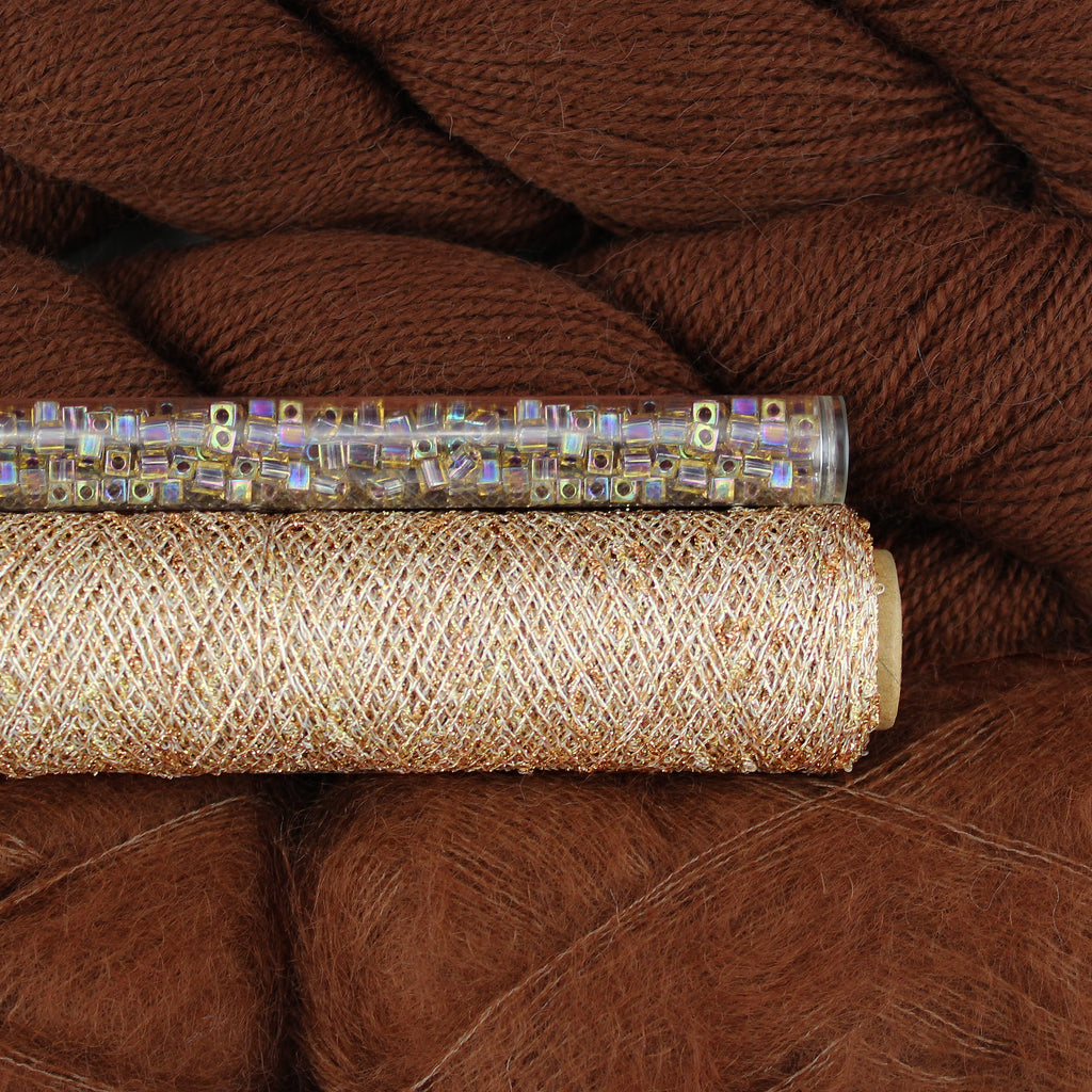 Kit de Tejido "Braid Sweater" de Pope Vergara <br> Versión Isager + Twinkle - Elegir Color