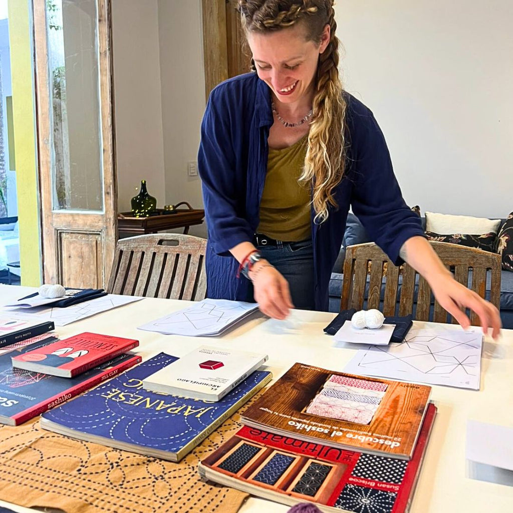 Workshop Bordado "Sashiko Moyozashi y la Caligrafía de mi Puntada, Encontrar mi Ritmo" con <br> Sofia Alba (Argentina)