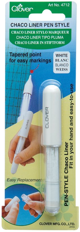 Delineador Para Telas Tipo Lápiz Tiza  Blanco