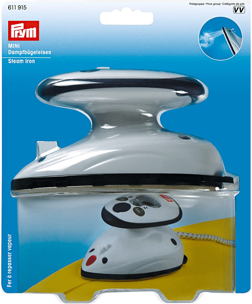 Mini plancha a vapor Prym – plancha compacta de precisión para costura y quilting