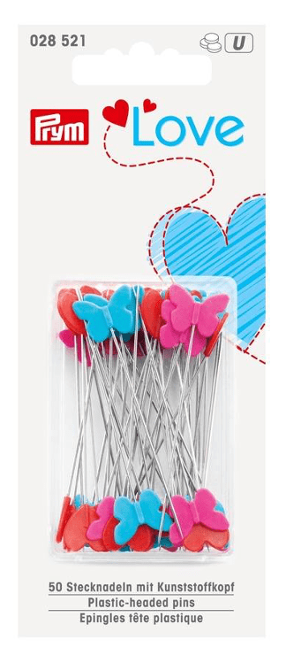 Set Alfileres de Cabeza Plana 50 mm  Prym Love (50Un)