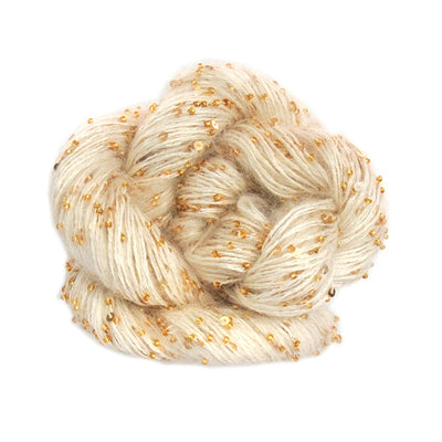 Beaded Mohair + Sequins   (60% Seda / 40% Mohair + Mostacillas y Lentejuelas)