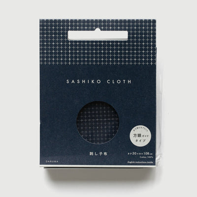 Sashiko Cloth Tela 100% Algodón con Diseño  Dull Blue