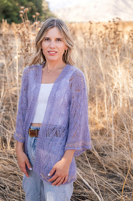 Kit de Tejido Cárdigan "Ethereal" de Pope Vergara <br> Elegir Color