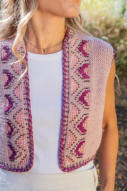 Kit de Tejido Vest "Boho" de Pope Vergara <br> Elegir Color