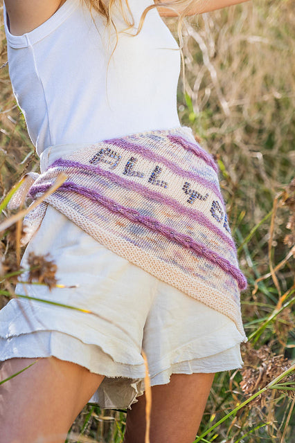 Kit de Tejido Chal "Love Song" de Pope Vergara <br> Elegir Color