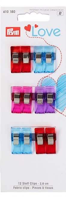 Set Clips Para Telas  12 Un