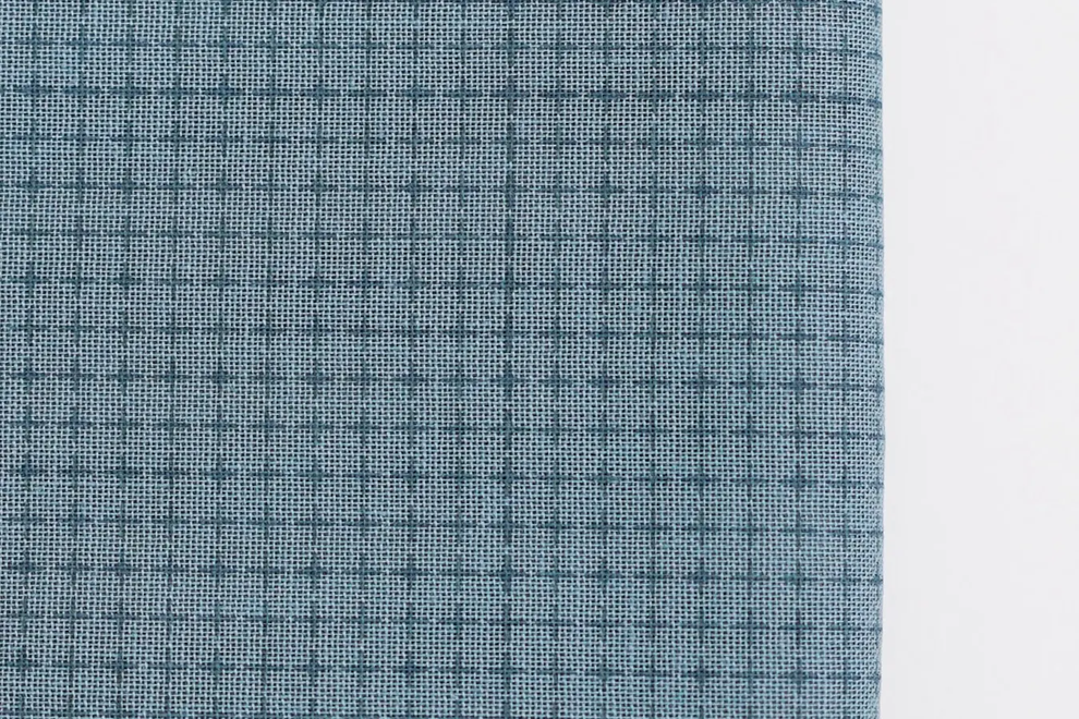 Sashiko Cloth Tela 100% Algodón con Diseño <br> Dull Blue