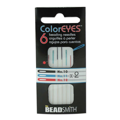 Set de Agujas con Ojal de Color   N° 10 - 11 -12