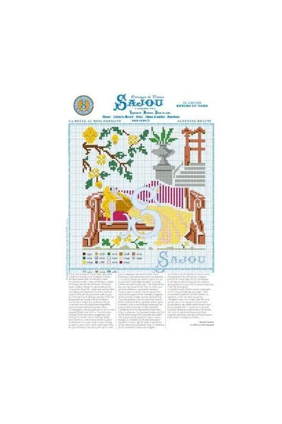 Diagrama de Bordado Punto Cruz  