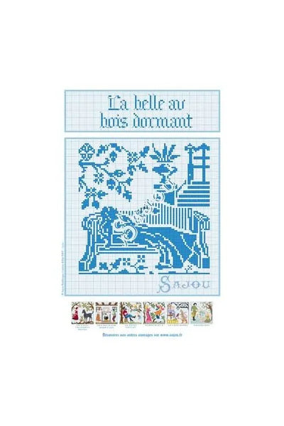 Diagrama de Bordado Punto Cruz  