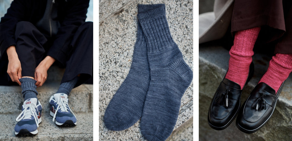 Foundations de Sari Nordlund — calcetines Base, vistas del patrón