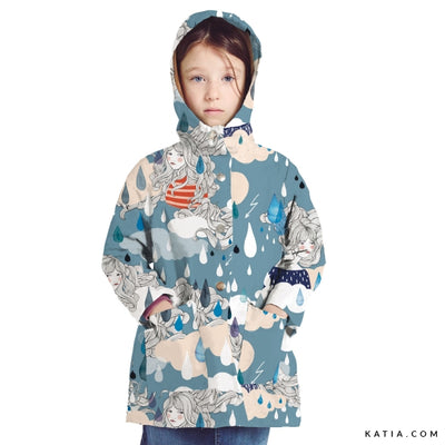 Patrón de Costura Impermeable  5 a 12 Años