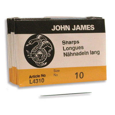 Set de Agujas n°10 Para Mostacillas  John James