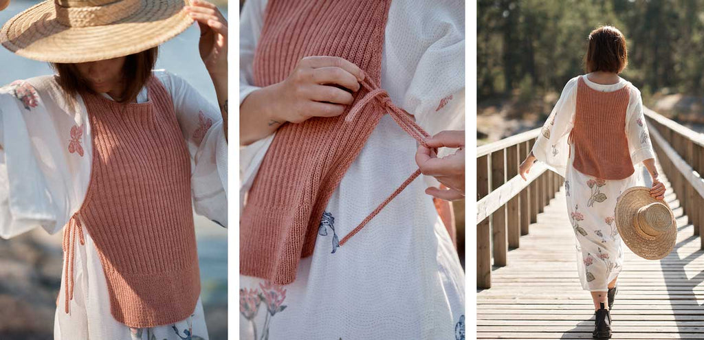 Laine Magazine 28 — patrón de Autumn Buggs, vistas del diseño
