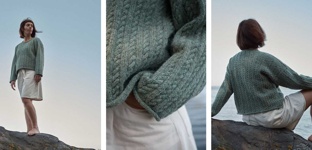 Laine Magazine 28 — patrón de Olivia Glennon, vistas del diseño