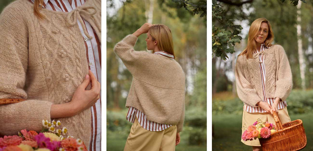 Laine Magazine 29 — patrón de Anne-Sophie Nørby Velling, vistas del diseño