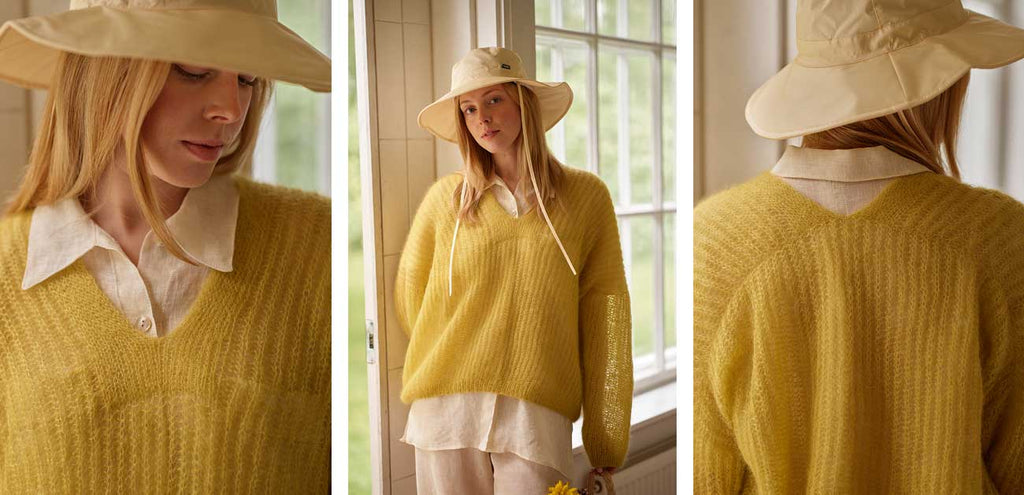 Laine Magazine 29 — patrón de Sara Markkula, vistas del diseño