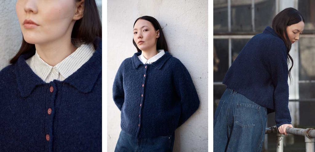 Laine Magazine 30 — patrón de Megumi Shinagawa, vistas del diseño