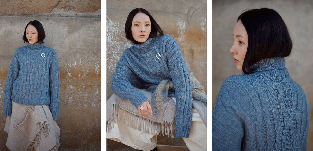 Laine Magazine 30 — patrón de Veta Romanenkova, vistas del diseño