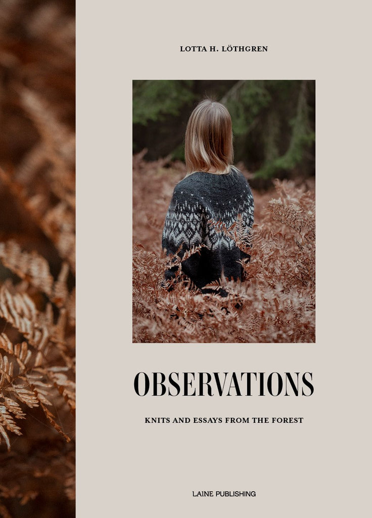 Libro de Tejido "Observations: Knits and Essays from the Forest" <br> Lotta H. Löthgren