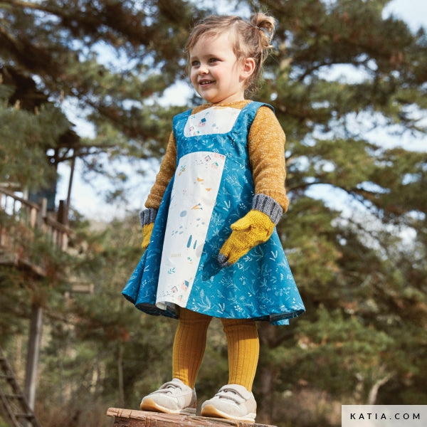 Patrón de Costura Pichy (Vestido Delantal) <br> 12 Meses a 4 Años