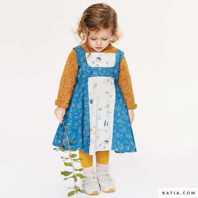 Patrón de Costura Pichy (Vestido Delantal)  12 Meses a 4 Años