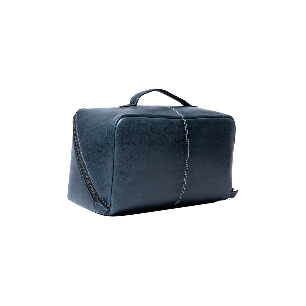 Bolso de Cuero para Proyectos L Project 10 de Re:Designed (P010) en color Sapphire Blue – vista posterior