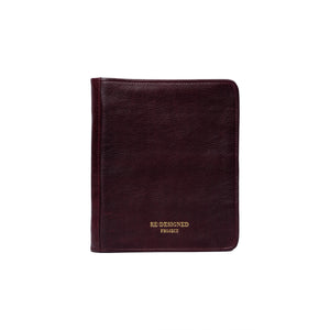Estuche de Cuero para Palillos Doble Punta Project 103 de Re:Designed (P0103) en color Dark Cherry – vista frontal