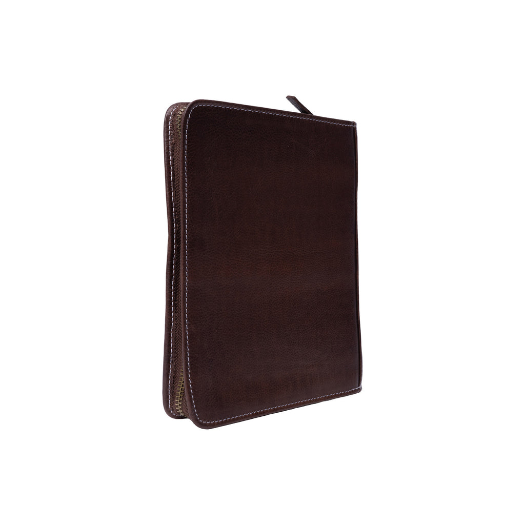 Estuche de Cuero para Palillos Doble Punta Project 103 de Re:Designed (P0103) en color Woodsmoke – vista posterior