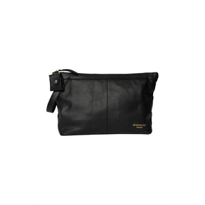 Cartera de Cuero Tipo Clutch para Proyectos (Grande) Project 13 de Re:Designed (P013) en color Black/Gold – vista frontal