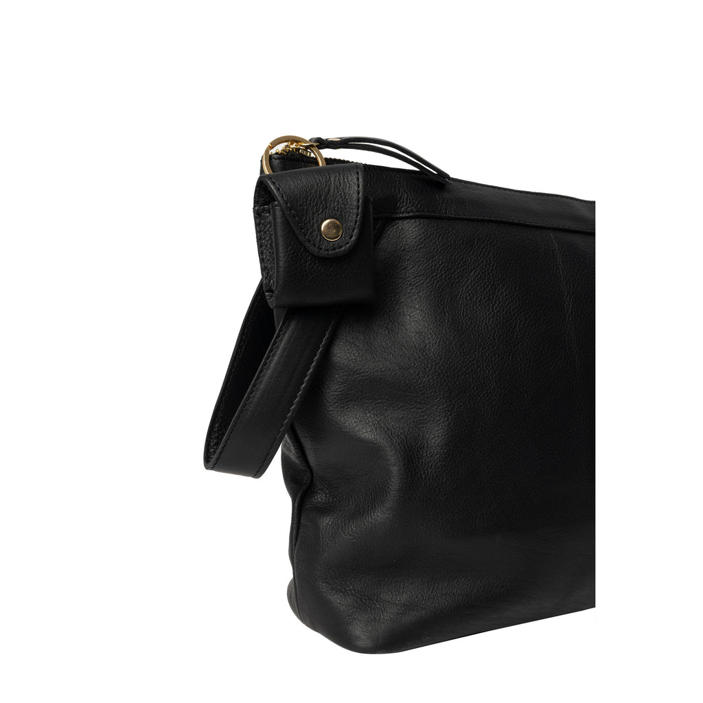 Cartera de Cuero Tipo Clutch para Proyectos (Grande) Project 13 de Re:Designed (P013) en color Black/Gold – detalle