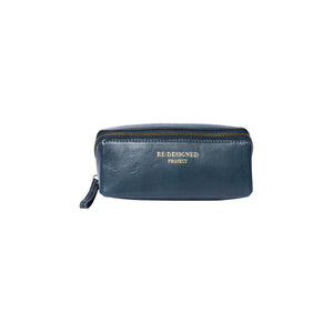 Bolso de Mano de Cuero para Proyectos Project 36 de Re:Designed (P036) en color Sapphire Blue – vista frontal