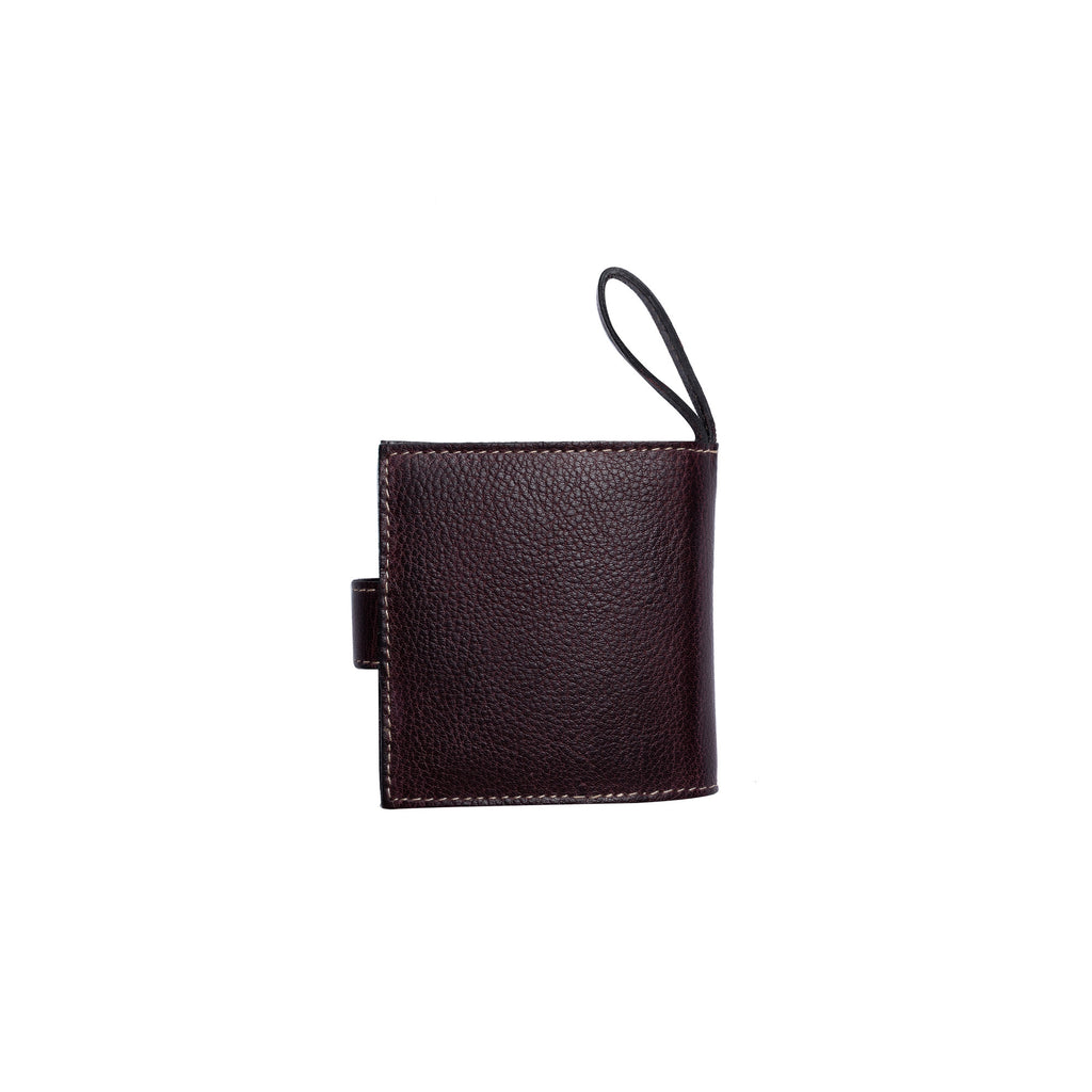 Estuche de Cuero para Agujas Project 76 de Re:Designed (P076) en color Dark Cherry – vista lateral