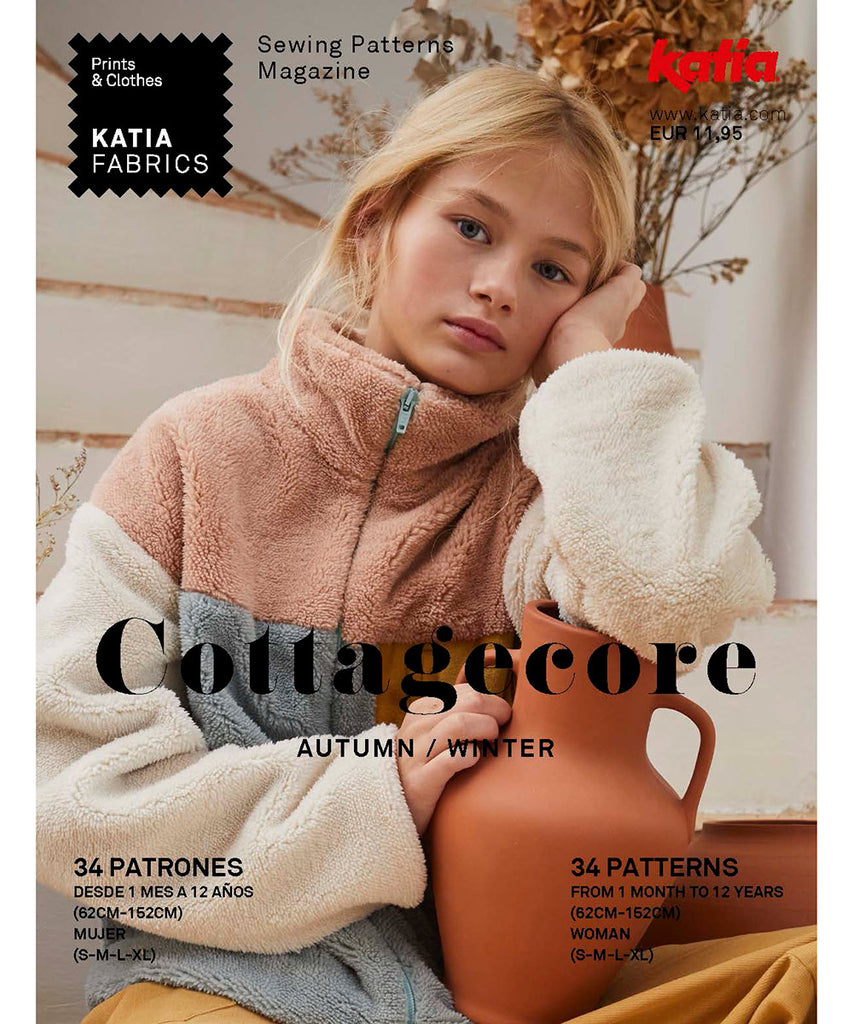 Revista Patrones de Costura "Cottagecore" Otoño/Invierno <br> Katia