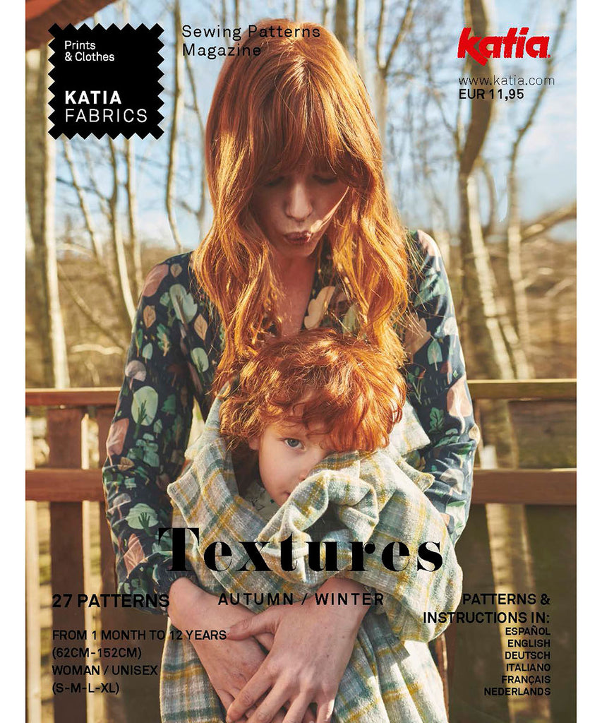 Revista Patrones de Costura "Textures" Otoño/Invierno <br> Katia