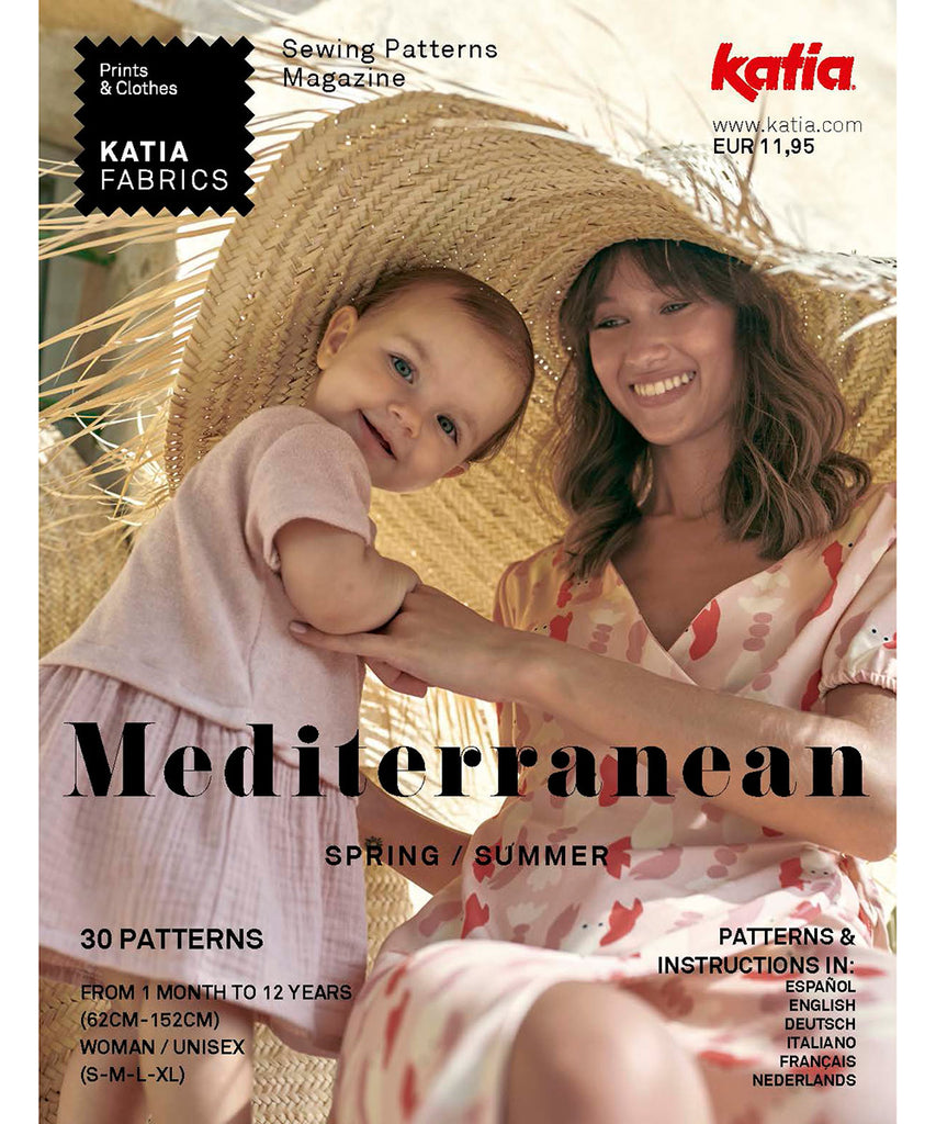 Revista Patrones de Costura "Mediterranean" Primavera/Verano <br> Katia