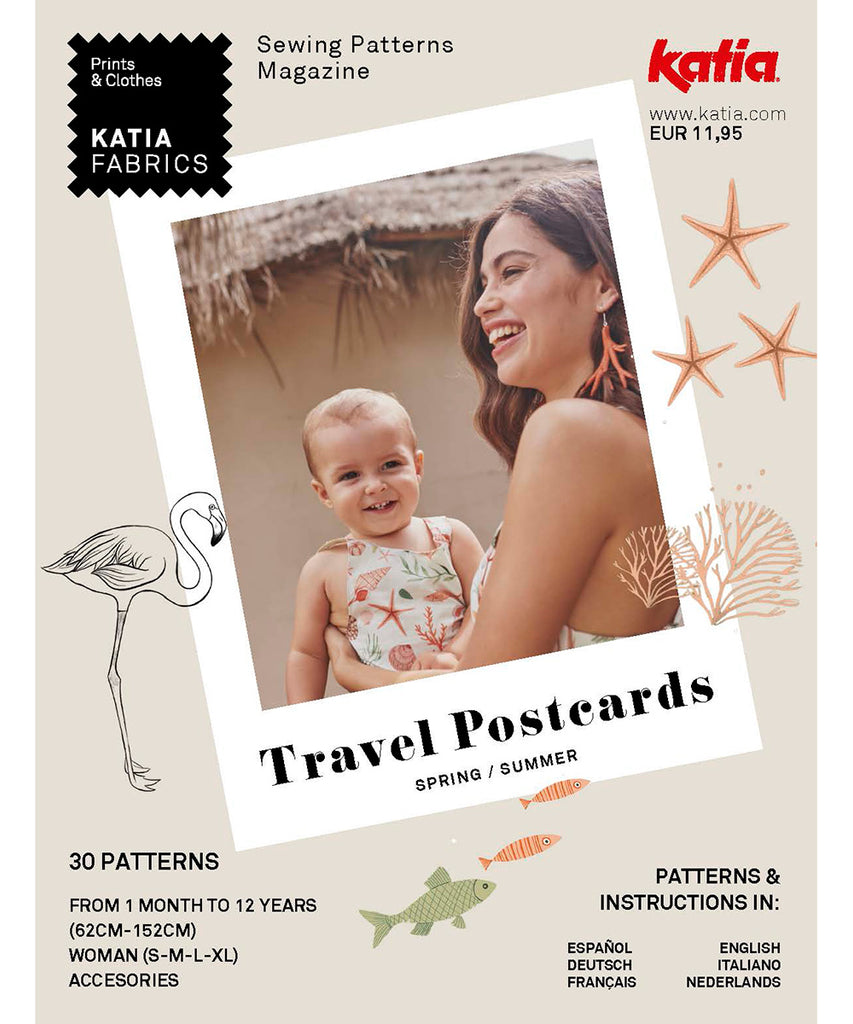 Revista Patrones de Costura "Travel Postcards" Primavera/Verano <br> Katia