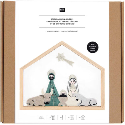 Kit de Bordado  Pesebre
