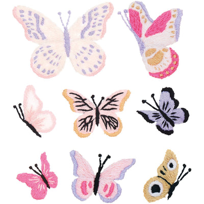Kit de Bordado Stick and Stitch  Butterflies