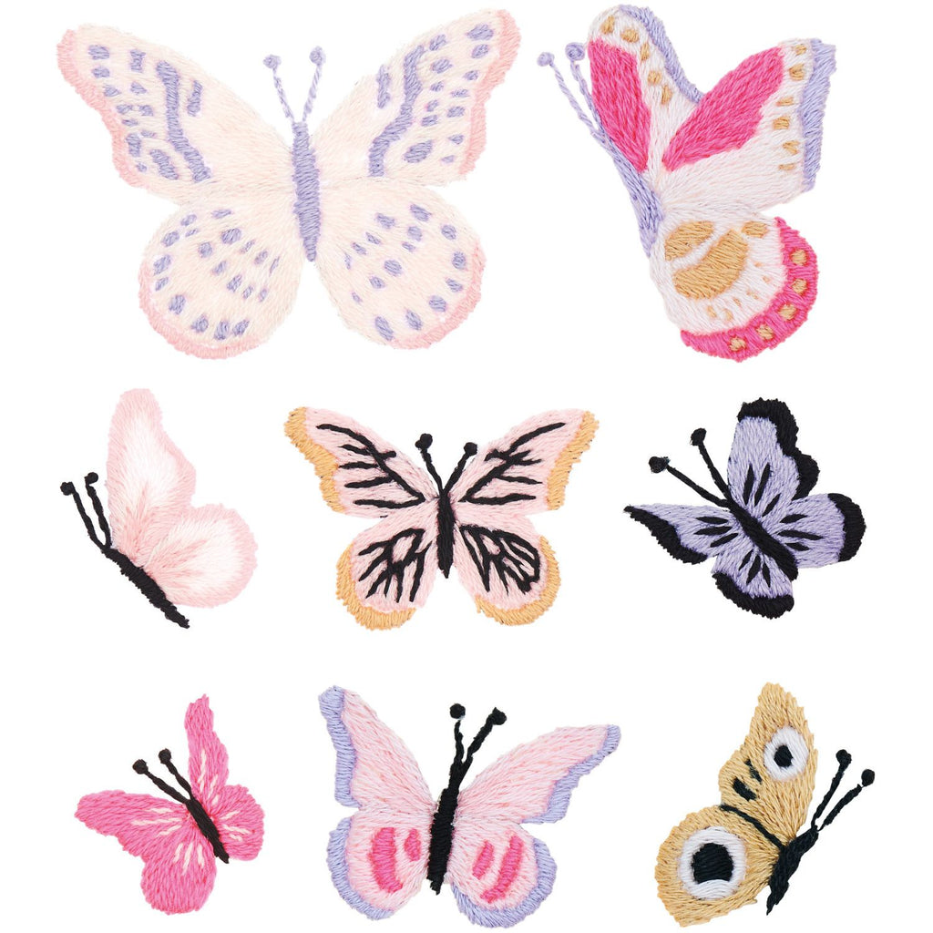 Stick and Stitch Mariposas Rico Design – motivos solubles para bordado