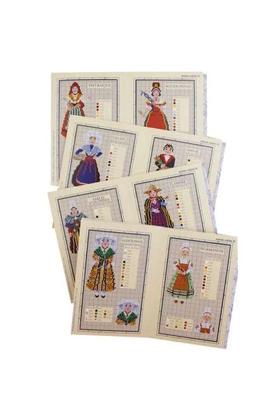 Álbum Plegable Punto Cruz  Sajou Album Nº914 Red Series Re-edition