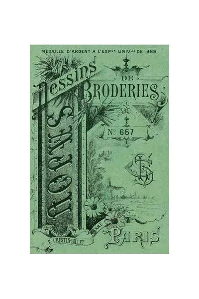 Álbum Plegable Punto Cruz  Sajou Album Nº658 Green Series Re-edition