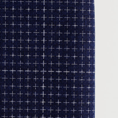 Sashiko Cloth Tela 100% Algodón con Diseño  Dull Blue