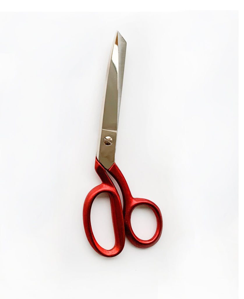 Tijeras Rojas <br> Scarlet Red Scissors Jumbo 8"