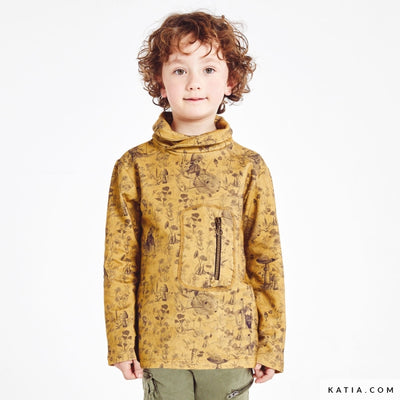 Patrón de Costura Polerón (Sudadera)  5 a 12 Años