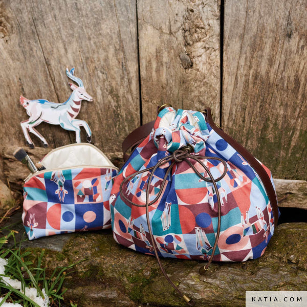 Tela Lona Canvas "SOS Animals" (100% Algodón) <br> De Corte, 140 cm de ancho